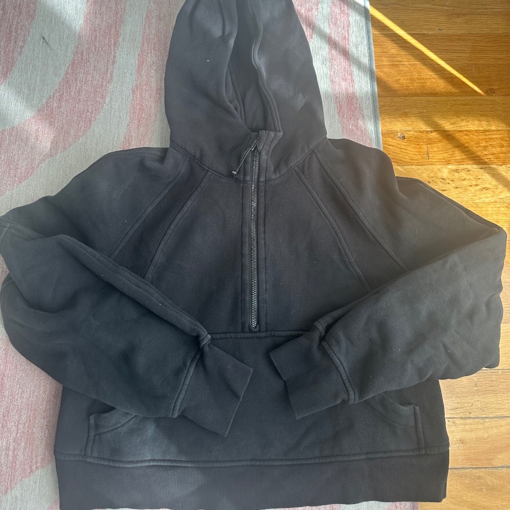 Lululemon Zip Up Crop hoodie Scuba